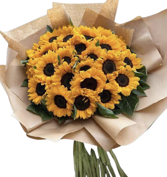 Ramo Gigante de 100 Girasoles